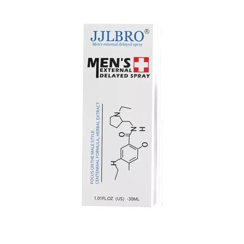 JJLBRO Men's External Delayed Spray – Mildly desensitizes for fast-acting, long-lasting control that extends every intimate moment.