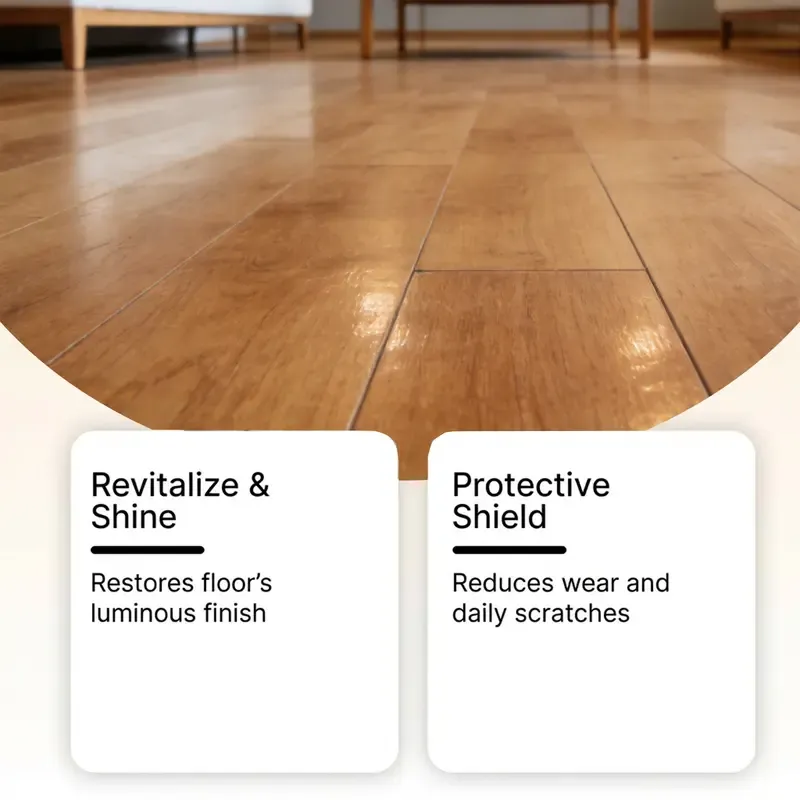 Jarrary Floor Care Polish – Gentle, Convenient Daily Care for Shiny Floors & Scratch Repair