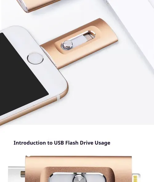 🔥256GB 3 in 1 Flash Drive🔥 High Speed USB 3.0 Memory Storage OTG Flash Pen Drive with Free Type-C Adapter for Android Phones PC and More Devices
