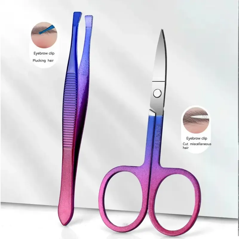 Manicure & Pedicure Tool Set, Stainless Steel Professional Nail Clippers Kit, Portable Travel Grooming Tools for Men & Women, Nail Nippers, Salon Supplies