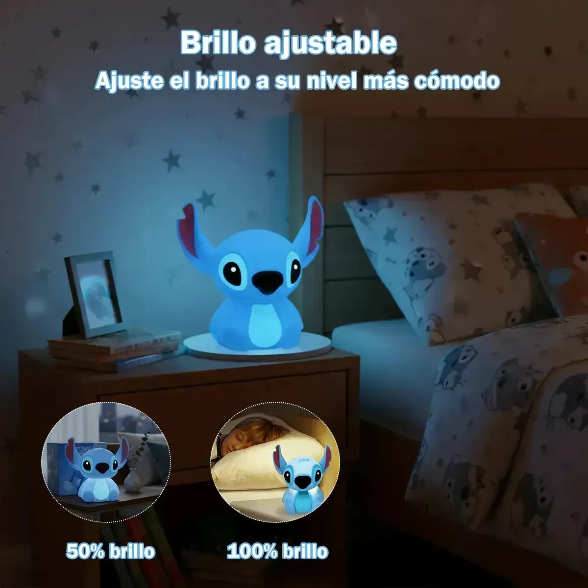 🐣🧸Stitch Silicone Desk Lamp