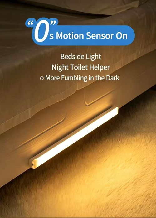 Smart Wireless LED Strip Light with Motion Sensor – Self-Adhesive & Magnetic- Ideal for Wardrobes, Wine Cabinets, Kitchen Cabinets, and Hallways