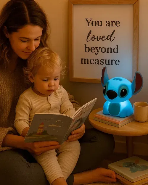 🐣🧸Stitch Silicone Desk Lamp