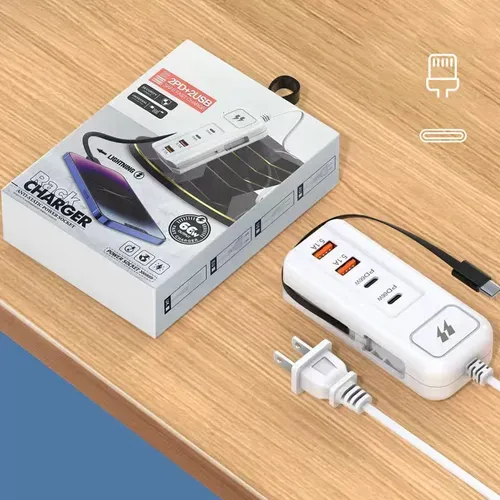 ⚡ Fast Charging Power Strip 4-Port Smart Hub