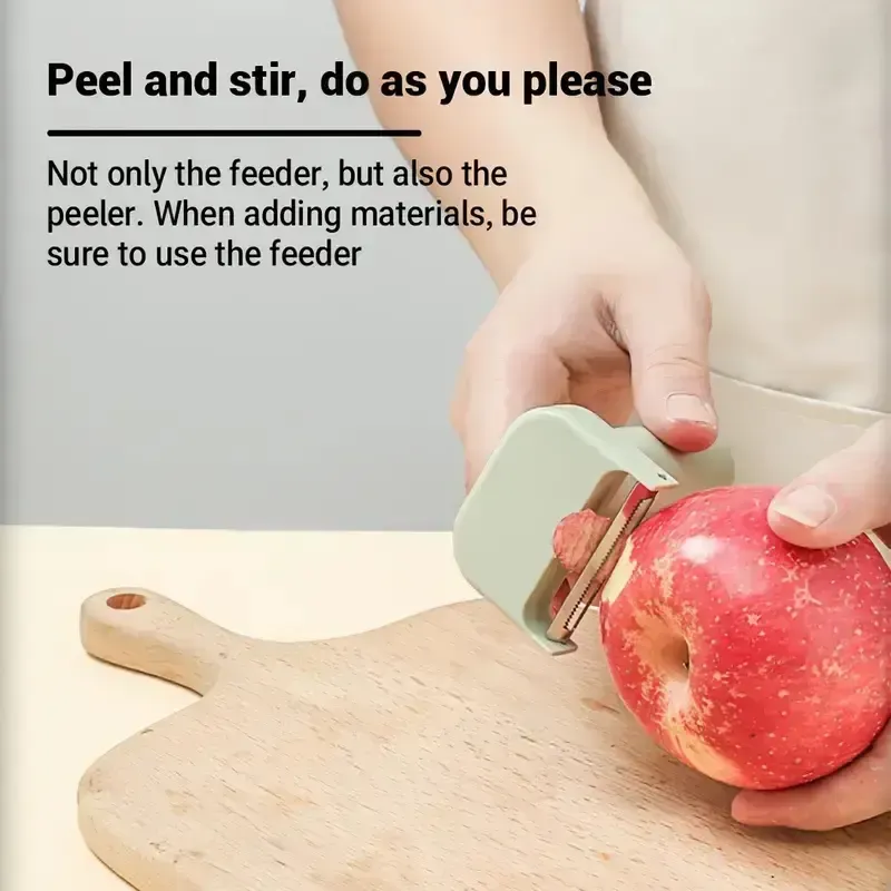 4-in-1 Handheld Electric Vegetable Cutter Set, Cordless Wireless Food Chopper & Garlic Mincer, Portable Mini Food Processor with Cleaning Brush for Onion, Pepper, Chili, Meat, Baby Food Prep, Easy Clean USB Rechargeable Kitchen Gadget Tool