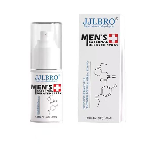 JJLBRO Men's External Delayed Spray – Mildly desensitizes for fast-acting, long-lasting control that extends every intimate moment.