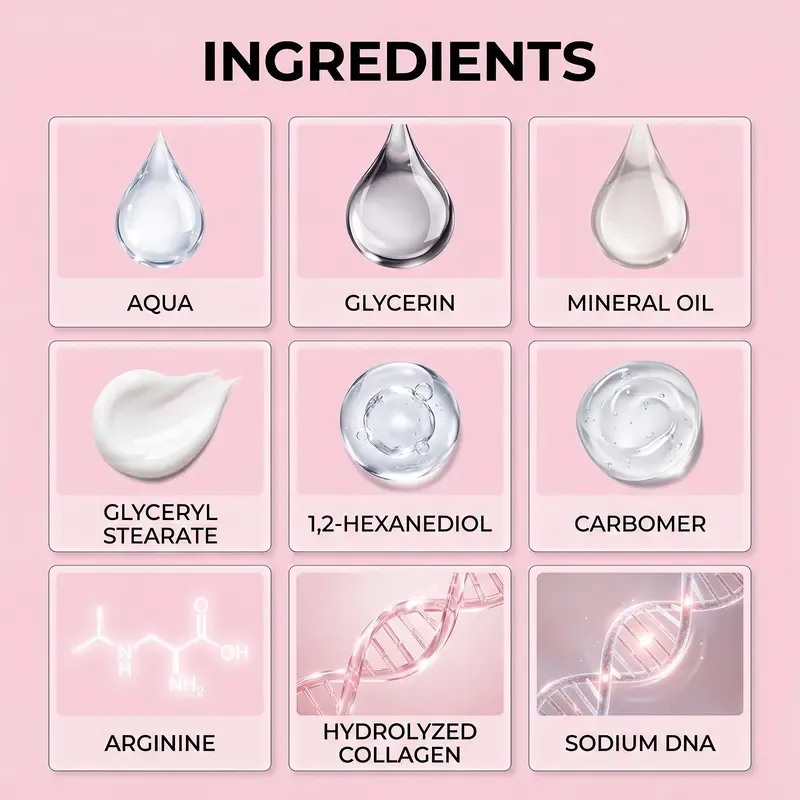 Collagen Neck Cream - Daily Neck Cream, Smooth And Moisturized Neck Skin, Fine Water Absorption, Delicate Moisture Retention, Massage Neck Care Cream