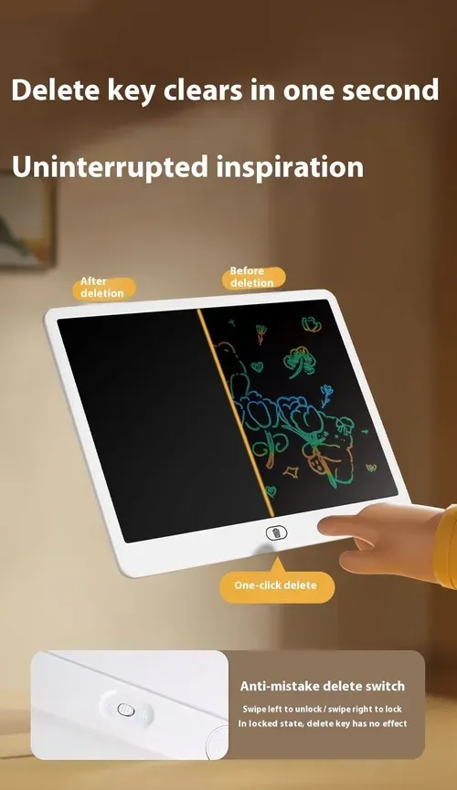 20 Inches Children's LCD Drawing Board Educational Toy Baby Drawing Board Blackboard Home Use Student Electronic Writing Board