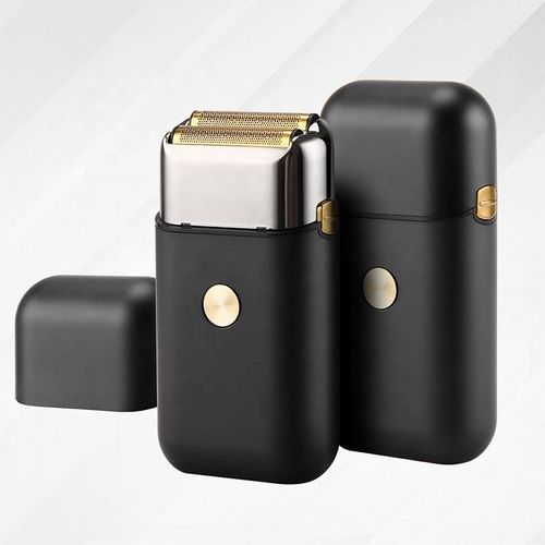 PRITECH Portable Travel Razor USB Rechargeable Cordless Electric Beard Foil Shaver for Men