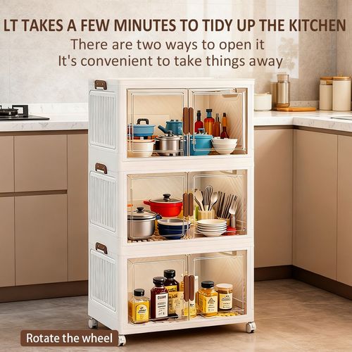 Four-Tier Household Storage Cabinet
