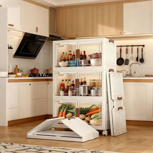 Four-Tier Household Storage Cabinet