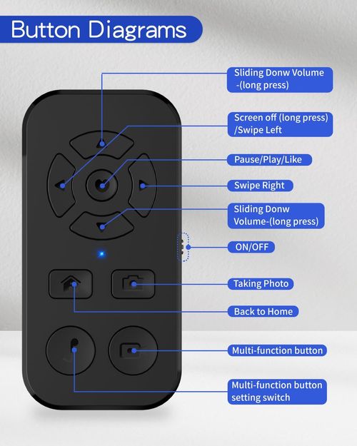 Mobile Bluetooth Controller (The Ultimate Gadget for Remote Photography and Video Viewing)