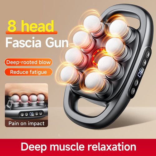 Intelligent multi-head massager