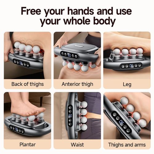 Intelligent multi-head massager