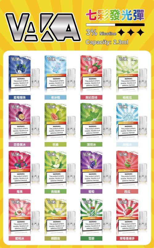 VAKA 炫彩發光煙彈 相容 SP2 RELX 一代