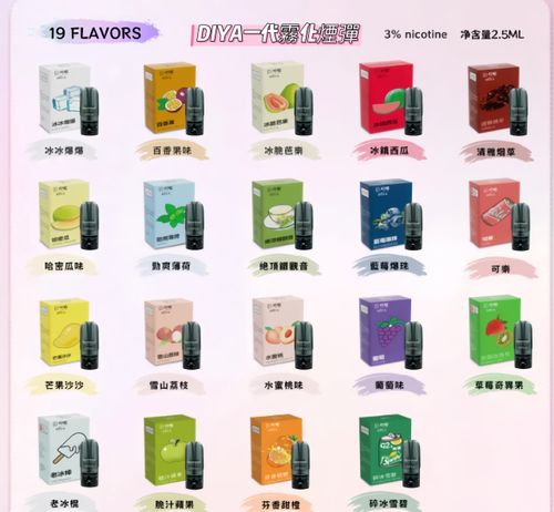 DIYA 叮啞煙彈 一代主機通用霧化彈 3 顆盒裝