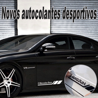 Autocolantes personalizados para carros desportivos