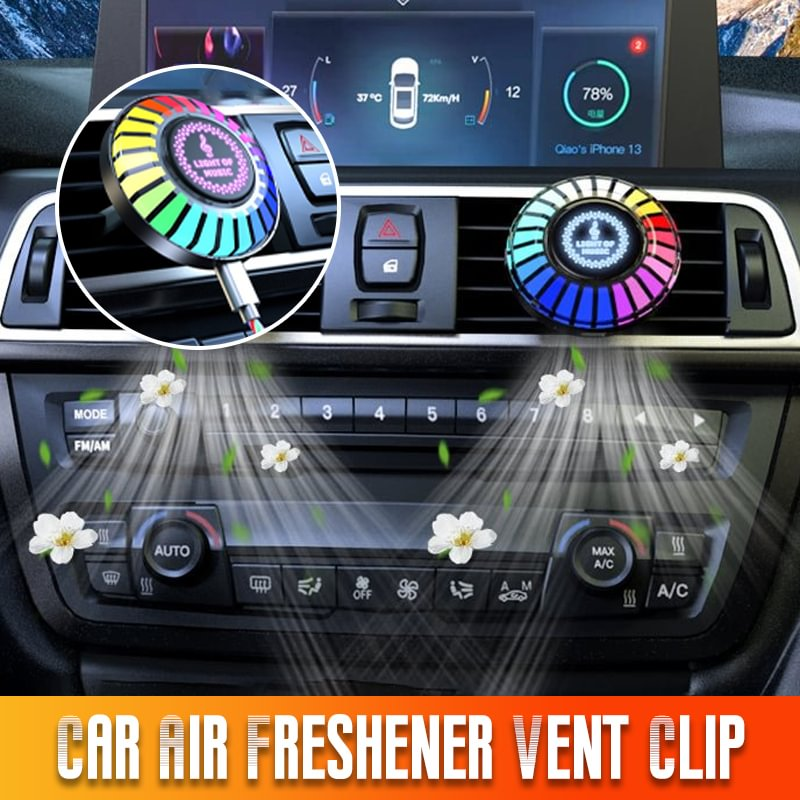 Car Voice-activated LED Aromatherapy Atmosphere Light