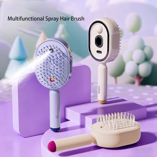 Portable water spray comb