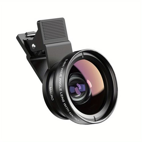 Angle Macro Lens Flexible Universal Clip for Mobile Phone Selfie High-definition External Camera