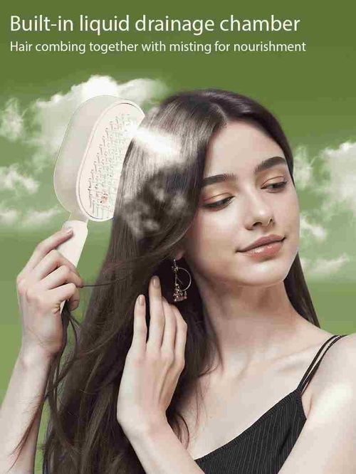 Portable water spray comb