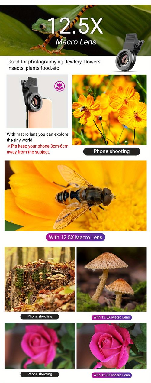 Wide-angle macro lens