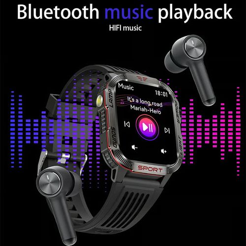 Men's Military Outdoor Sports Smart Watch for Android & IOS