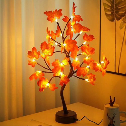 Fairy Night Light Copper Wire Tree Lamp for Home Decoration DIY Table Lamp New