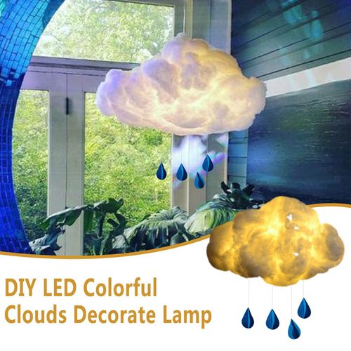 Children DIY LED Warm White Clouds Lamp Night Light Cloud Creative Handmade30ml