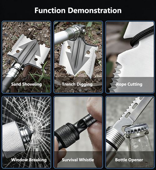 Multipurpose Military Shovel