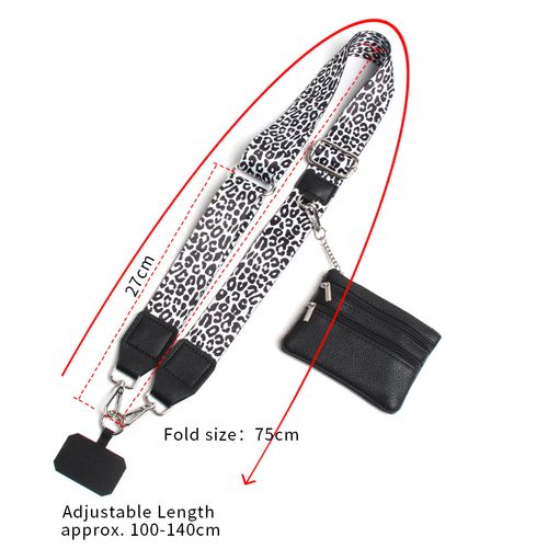 Stylish Wide Phone Strap Multifunctional Mini Bag