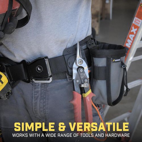 Powerful Magnetic Tool Holder - Clip-On Belt Magnetic Leather Pouch