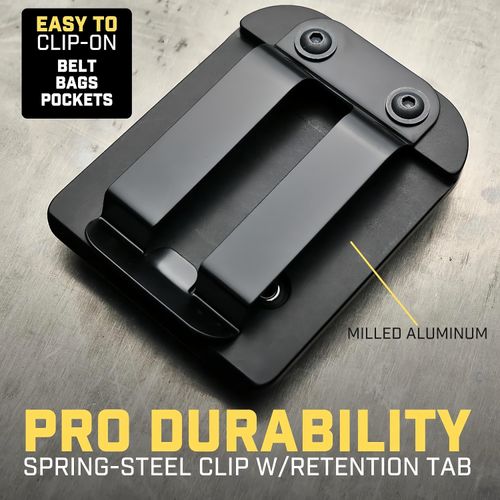 Powerful Magnetic Tool Holder - Clip-On Belt Magnetic Leather Pouch
