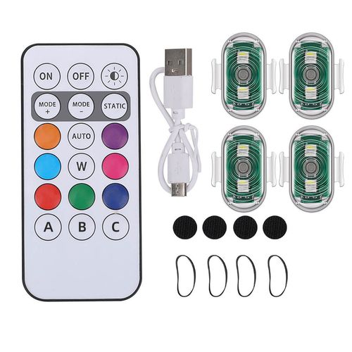 7-Color Navigation Strobe Light with 4 Lamps & 1 Control
