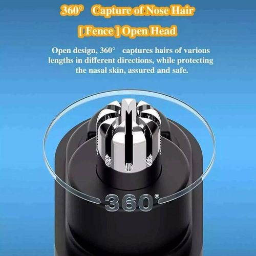 LED Display Ear & Nose Hair Trimmer, Unisex