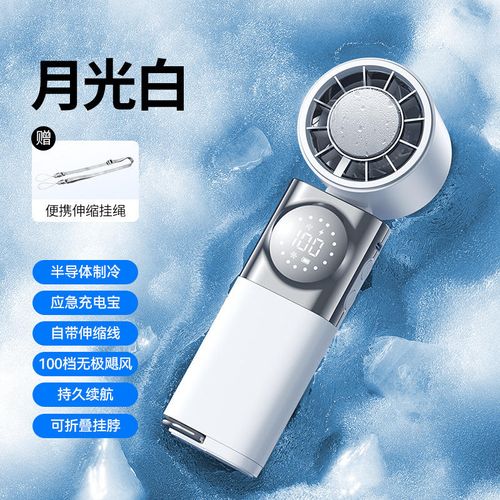 2‑in‑1 Power Bank with Fan