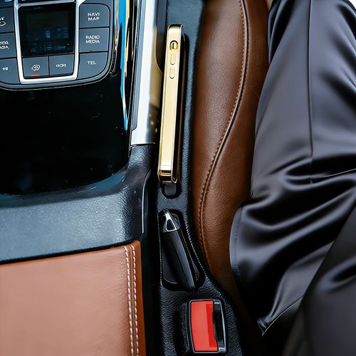 2-Pack Silicone Car Seat Gap Filler Strips