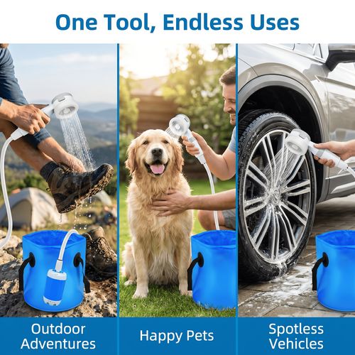 Portable Shower Pump & Outdoor Camping Shower