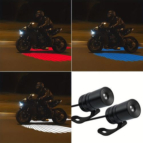 Angel Wing Waterproof Motorcycle RGB Gradient LED Underbody Light