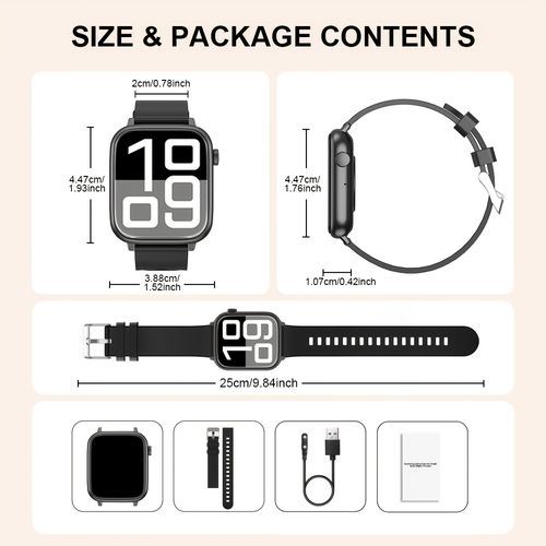 S11 Smart Watch, supports calling, heart rate and blood pressure monitoring, multi-sport functions