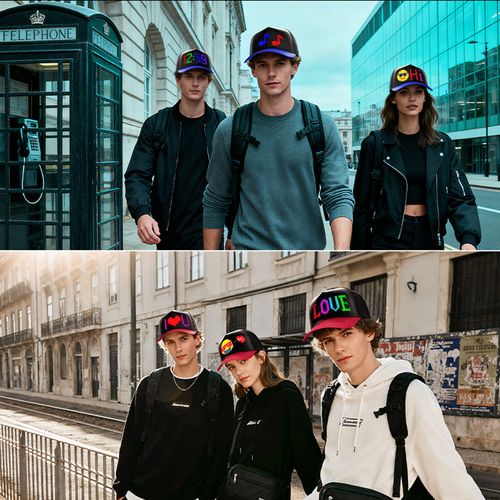 Programmable LED Baseball Cap