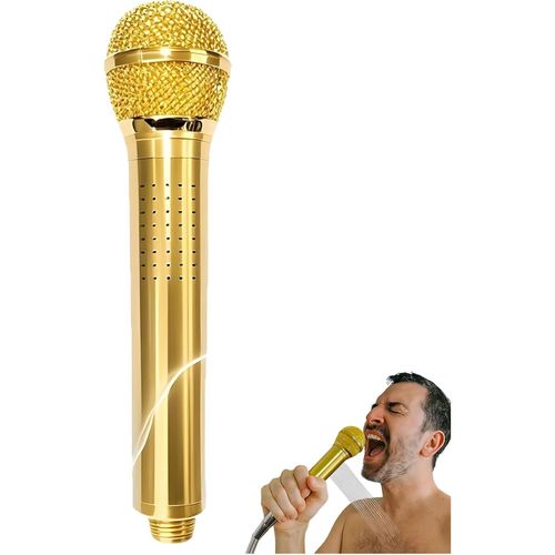 Microphone-Shaped Creative Showerhead