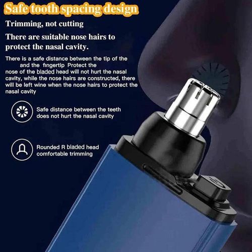 LED Display Ear & Nose Hair Trimmer, Unisex