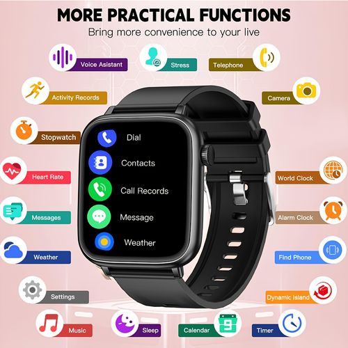 S11 Smart Watch, supports calling, heart rate and blood pressure monitoring, multi-sport functions