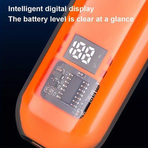 LED Display Ear & Nose Hair Trimmer, Unisex