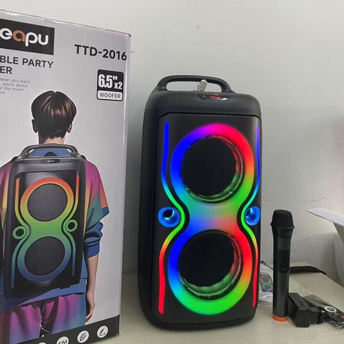 Outdoor Wireless Bluetooth Speaker, Loud Volume High Sound Quality Subwoofer