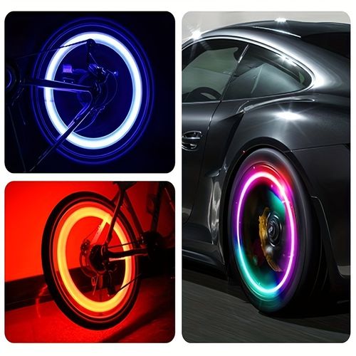 10 RGB Valve Stem Lights