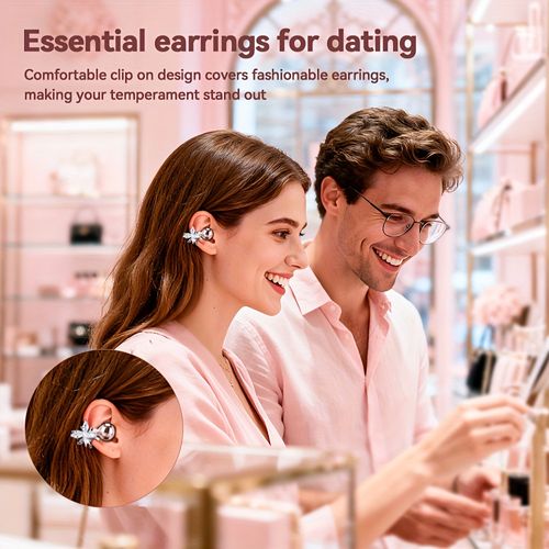 2026 New Non-In-Ear Headphones, Butterfly Earring Design for Music