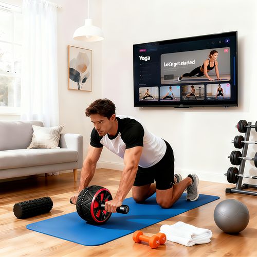 Core and Chest Training Wheel, Non-Electric Fitness Gear for All Users