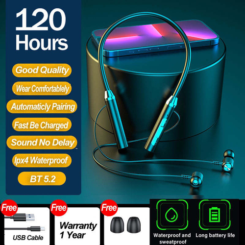 New In-Ear Neckband Bluetooth Sports Headphones